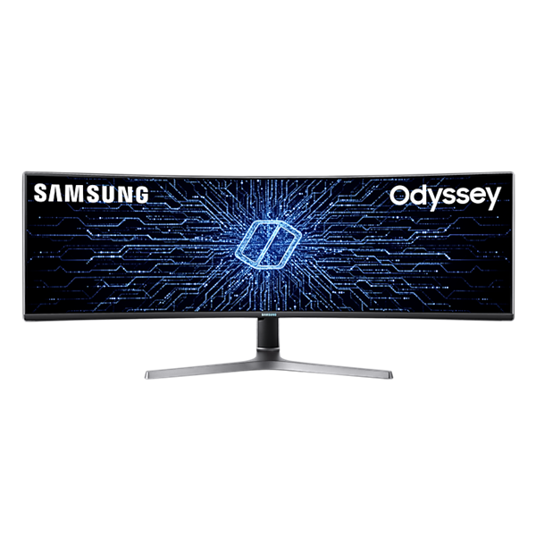 SAMSUNG Ívelt Gaming 120Hz VA monitor 48.8" CRG9, 5120x1440, 32:9, 1000cd/m2, 4ms, HDMI/2xDisplayPort/4xUSB