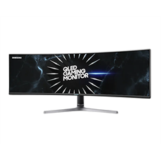 SAMSUNG Ívelt Gaming 120Hz VA monitor 48.8" CRG9, 5120x1440, 32:9, 1000cd/m2, 4ms, HDMI/2xDisplayPort/4xUSB