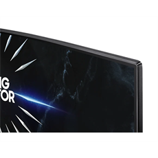 SAMSUNG Ívelt Gaming 120Hz VA monitor 48.8" CRG9, 5120x1440, 32:9, 1000cd/m2, 4ms, HDMI/2xDisplayPort/4xUSB