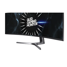 SAMSUNG Ívelt Gaming 120Hz VA monitor 48.8" CRG9, 5120x1440, 32:9, 1000cd/m2, 4ms, HDMI/2xDisplayPort/4xUSB