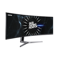 SAMSUNG Ívelt Gaming 120Hz VA monitor 48.8" CRG9, 5120x1440, 32:9, 1000cd/m2, 4ms, HDMI/2xDisplayPort/4xUSB