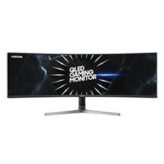 SAMSUNG Ívelt Gaming 120Hz VA monitor 48.8" CRG9, 5120x1440, 32:9, 1000cd/m2, 4ms, HDMI/2xDisplayPort/4xUSB
