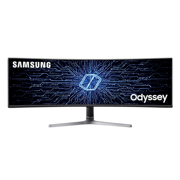 SAMSUNG Ívelt Gaming 120Hz VA monitor 48.8" CRG9, 5120x1440, 32:9, 1000cd/m2, 4ms, HDMI/2xDisplayPort/4xUSB