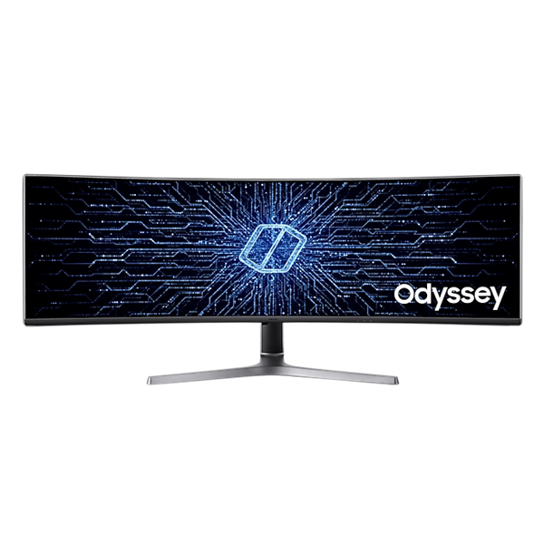 SAMSUNG Ívelt Gaming 120Hz VA monitor 48.8" CRG9, 5120x1440, 32:9, 1000cd/m2, 4ms, HDMI/2xDisplayPort/4xUSB