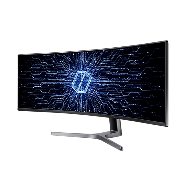 SAMSUNG Ívelt Gaming 120Hz VA monitor 48.8" CRG9, 5120x1440, 32:9, 1000cd/m2, 4ms, HDMI/2xDisplayPort/4xUSB