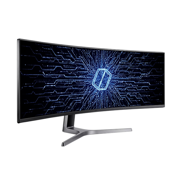 SAMSUNG Ívelt Gaming 120Hz VA monitor 48.8" CRG9, 5120x1440, 32:9, 1000cd/m2, 4ms, HDMI/2xDisplayPort/4xUSB