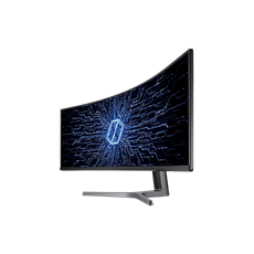 SAMSUNG Ívelt Gaming 120Hz VA monitor 48.8" CRG9, 5120x1440, 32:9, 1000cd/m2, 4ms, HDMI/2xDisplayPort/4xUSB