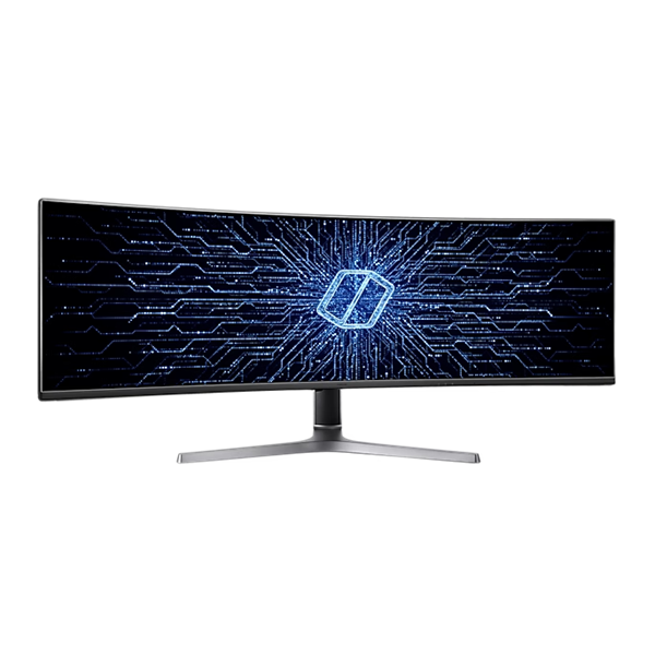 SAMSUNG Ívelt Gaming 120Hz VA monitor 48.8" CRG9, 5120x1440, 32:9, 1000cd/m2, 4ms, HDMI/2xDisplayPort/4xUSB