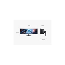 SAMSUNG Ívelt Gaming 144Hz VA monitor 49" G9 G91F, 5120x1440 DQHD, 32:9, 350cd/m2, 1ms, HDMI,DP/USB
