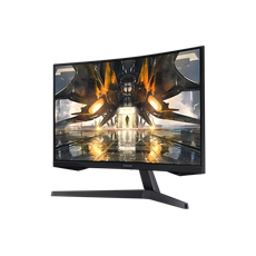 SAMSUNG Ívelt Gaming 165Hz VA monitor 27" G55A, 2560x1440, 16:9, 300cd/m2, 1ms, DisplayPort/HDMI
