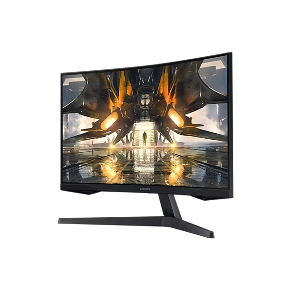SAMSUNG Ívelt Gaming 165Hz VA monitor 27" G55A, 2560x1440, 16:9, 300cd/m2, 1ms, DisplayPort/HDMI