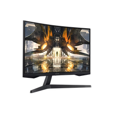 SAMSUNG Ívelt Gaming 165Hz VA monitor 27" G55A, 2560x1440, 16:9, 300cd/m2, 1ms, DisplayPort/HDMI