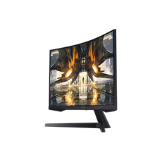 SAMSUNG Ívelt Gaming 165Hz VA monitor 27" G55A, 2560x1440, 16:9, 300cd/m2, 1ms, DisplayPort/HDMI