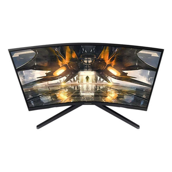 SAMSUNG Ívelt Gaming 165Hz VA monitor 27" G55A, 2560x1440, 16:9, 300cd/m2, 1ms, DisplayPort/HDMI