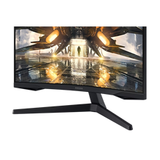 SAMSUNG Ívelt Gaming 165Hz VA monitor 27" G55A, 2560x1440, 16:9, 300cd/m2, 1ms, DisplayPort/HDMI
