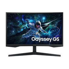 SAMSUNG Ívelt Gaming 165Hz VA monitor 32" G55C, 2560x1400, 16:9, 300cd/m2, 1ms, HDMI/DisplayPort