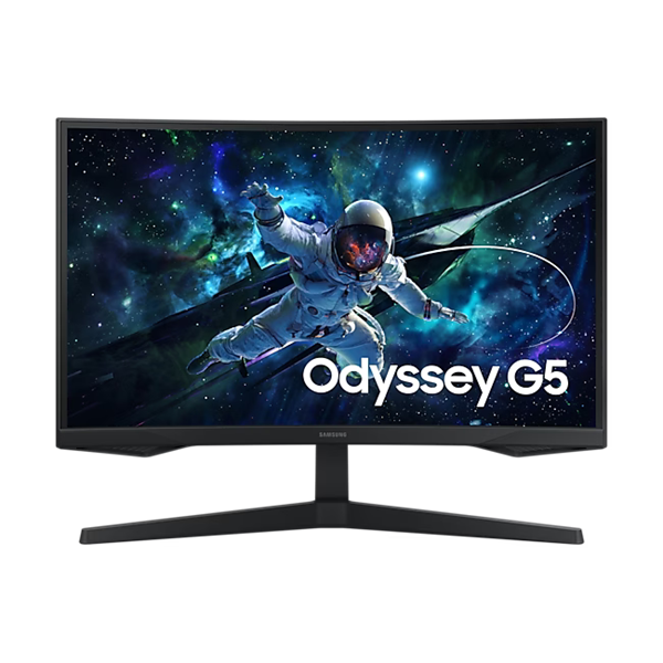 SAMSUNG Ívelt Gaming 165Hz VA monitor 32" G55C, 2560x1400, 16:9, 300cd/m2, 1ms, HDMI/DisplayPort