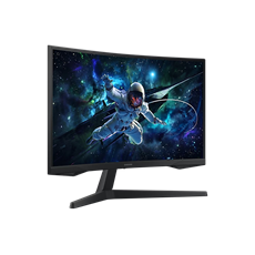 SAMSUNG Ívelt Gaming 165Hz VA monitor 32" G55C, 2560x1400, 16:9, 300cd/m2, 1ms, HDMI/DisplayPort