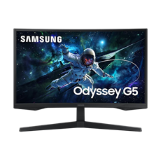 SAMSUNG Ívelt Gaming 165Hz VA monitor 32" G55C, 2560x1400, 16:9, 300cd/m2, 1ms, HDMI/DisplayPort