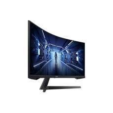 SAMSUNG Ívelt Gaming 165Hz VA monitor 34" G5, 3440x1440, 21:9, 250cd/m2, 1ms, HDMI/DisplayPort