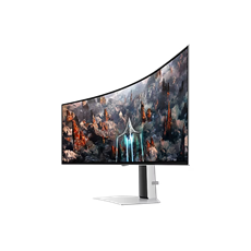 SAMSUNG Ívelt Gaming 240Hz OLED monitor 49" G93SC, 5120x1440, 32:9, 250cd/m2, 0.03ms, HDMI/MicroHDMI/DP/3xUSB, hangszóró