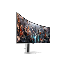 SAMSUNG Ívelt Gaming 240Hz OLED monitor 49" G93SC, 5120x1440, 32:9, 250cd/m2, 0.03ms, HDMI/MicroHDMI/DP/3xUSB, hangszóró