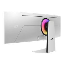 SAMSUNG Ívelt Gaming 240Hz OLED monitor 49" G95SC, 5120x1440, 32:9, 250cd/m2, 0.03ms, HDMI/DP/3xUSB/WiFi/BT, hangszóró