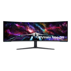 SAMSUNG Ívelt Gaming 240Hz VA monitor 57" G95NC, 7680x2160, 32:9, 420cd/m2, 1ms, 3xHDMI/DP/2xUSB