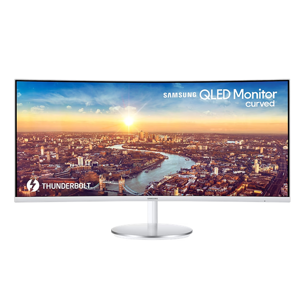 SAMSUNG Ívelt VA monitor 34" CJ79, 3440x1440, 21:9, 300cd/m3, 4ms, HDMI/DisplayPort/2xUSB/Thunderbolt, hangszóró