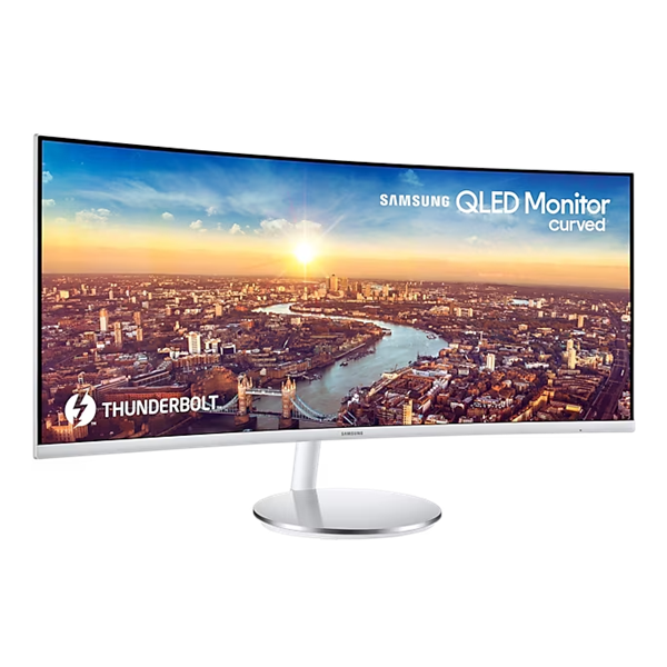 SAMSUNG Ívelt VA monitor 34" CJ79, 3440x1440, 21:9, 300cd/m3, 4ms, HDMI/DisplayPort/2xUSB/Thunderbolt, hangszóró