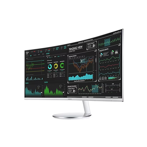 SAMSUNG Ívelt VA monitor 34" CJ79, 3440x1440, 21:9, 300cd/m3, 4ms, HDMI/DisplayPort/2xUSB/Thunderbolt, hangszóró