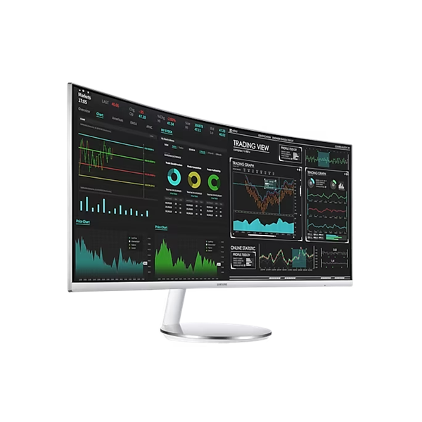SAMSUNG Ívelt VA monitor 34" CJ79, 3440x1440, 21:9, 300cd/m3, 4ms, HDMI/DisplayPort/2xUSB/Thunderbolt, hangszóró