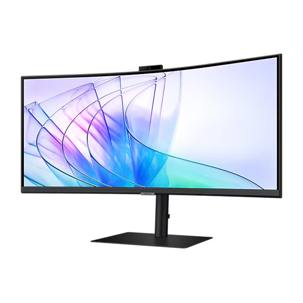 SAMSUNG Ívelt VA monitor 34" S65VC, 3440x1400, 21:9, 350cd/m2, 5ms, HDMI/DisplayPort/2xUSB/USB-C/LAN, hangszóró&webkam.