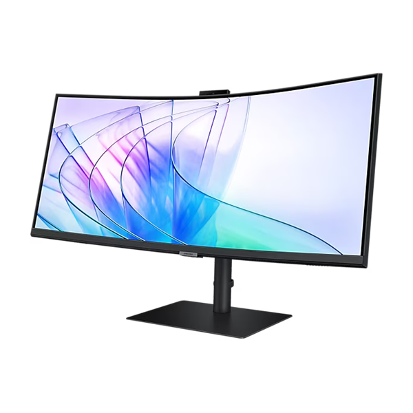 SAMSUNG Ívelt VA monitor 34" S65VC, 3440x1400, 21:9, 350cd/m2, 5ms, HDMI/DisplayPort/2xUSB/USB-C/LAN, hangszóró&webkam.