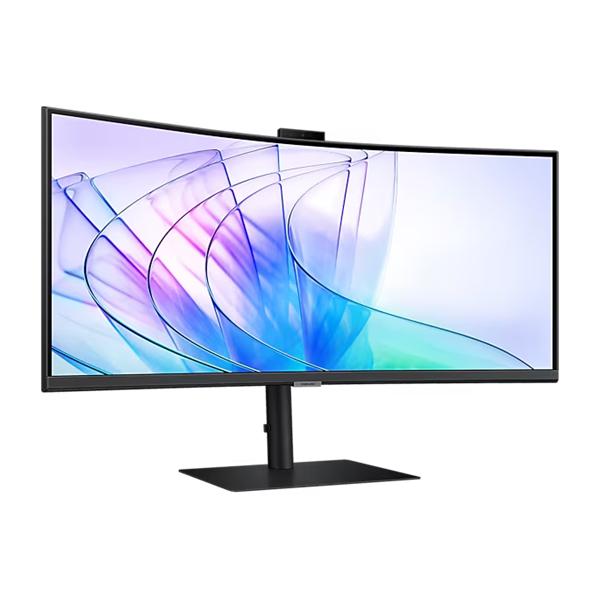SAMSUNG Ívelt VA monitor 34" S65VC, 3440x1400, 21:9, 350cd/m2, 5ms, HDMI/DisplayPort/2xUSB/USB-C/LAN, hangszóró&webkam.