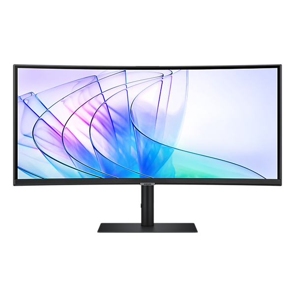 SAMSUNG Ívelt VA monitor 34" S65VC, 3440x1400, 21:9, 350cd/m2, 5ms, HDMI/DisplayPort/2xUSB/USB-C/LAN, hangszóró&webkam.