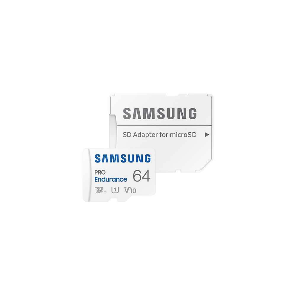 SAMSUNG Memóriakártya, PRO Endurance microSD kártya 64GB, CLASS 10, UHS ...