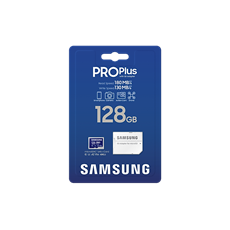 SAMSUNG Memóriakártya, PRO Plus microSDXC kártya 128GB, CLASS 10, UHS-I, U3, V30, A2, + Adapter, R180/W130