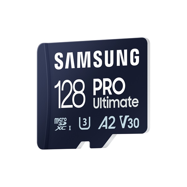 SAMSUNG Memóriakártya, PRO Ultimate 128GB, Class 10, V30, A2, Grade 3 (U3), R200/W130