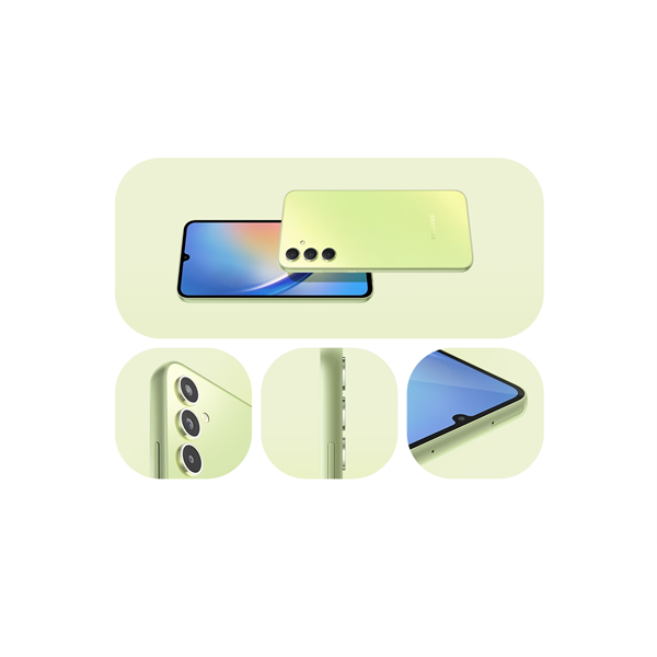 SAMSUNG Okostelefon Galaxy A34 5G (Király Lime, 256 GB)
