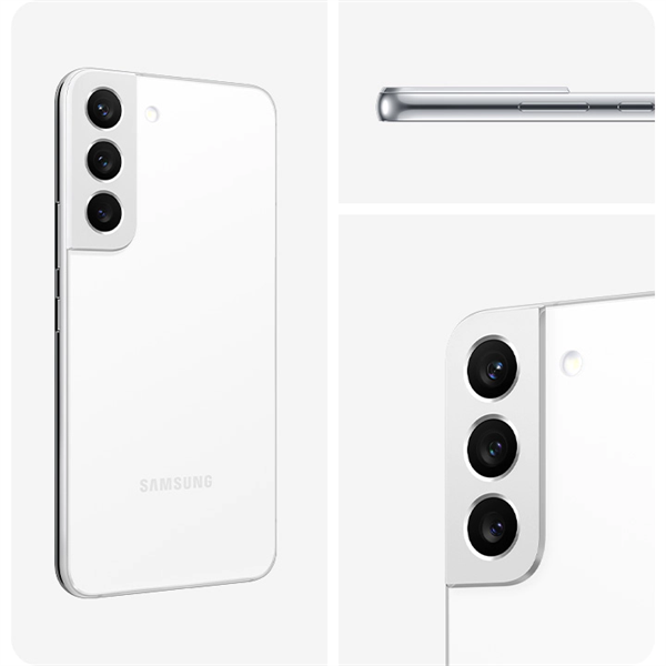 SAMSUNG Okostelefon Galaxy S22 5G (SM-S901/DS Phantom White/S22 DualSIM/128GB)