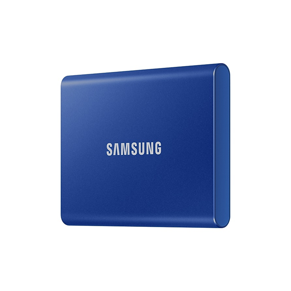 SAMSUNG Hordozható SSD T7 USB 3.2 500GB (Kék)
