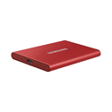SAMSUNG Hordozhat&#243; SSD T7 USB 3.2 500GB (Piros)