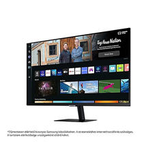 SAMSUNG SMART VA monitor 32" M5, 1920x1080, 16:9, 250cd/m2, 4ms, 2xHDMI/2xUSB/WiFi/Bluetooth, hangszóró, Fekete