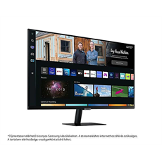 SAMSUNG SMART VA monitor 32" M5, 1920x1080, 16:9, 250cd/m2, 4ms, 2xHDMI/2xUSB/WiFi/Bluetooth, hangszóró, Fekete