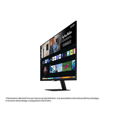SAMSUNG SMART VA monitor 32" M5, 1920x1080, 16:9, 250cd/m2, 4ms, 2xHDMI/2xUSB/WiFi/Bluetooth, hangszóró, Fekete