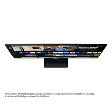 SAMSUNG SMART VA monitor 32" M5, 1920x1080, 16:9, 250cd/m2, 4ms, 2xHDMI/2xUSB/WiFi/Bluetooth, hangszóró, Fekete