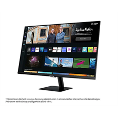 SAMSUNG SMART VA monitor 32" M5, 1920x1080, 16:9, 250cd/m2, 4ms, 2xHDMI/2xUSB/WiFi/Bluetooth, hangszóró, Fekete