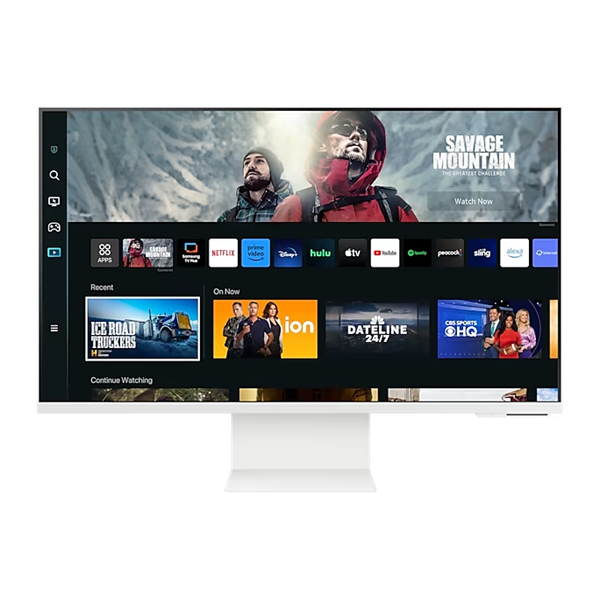 SAMSUNG SMART VA monitor 32" M80C, 3840x2160, 16:9, 400cd/m2, 4ms, HDMI/2xUSB/USB-C/WiFi/BT, Pivot, hangszóró&webcam