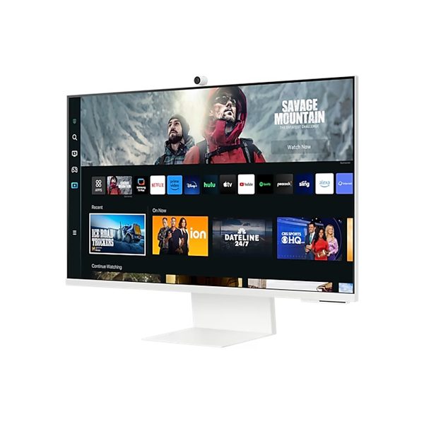 SAMSUNG SMART VA monitor 32" M80C, 3840x2160, 16:9, 400cd/m2, 4ms, HDMI/2xUSB/USB-C/WiFi/BT, Pivot, hangszóró&webcam